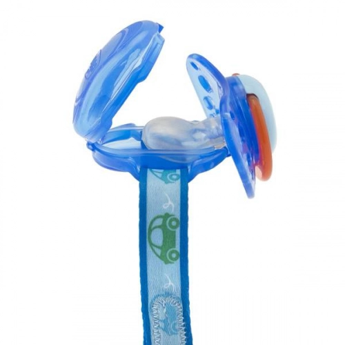 Chicco Tasiemka Do Smoczka Z Etui  Niebieski