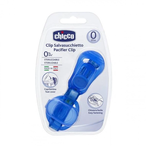 Chicco Tasiemka Do Smoczka Z Etui  Niebieski