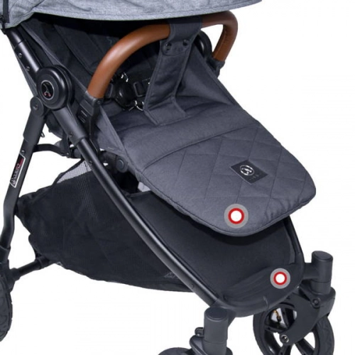 Coletto Nevia Dark Grey Pastaigu rati