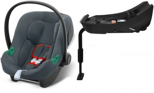 Cybex Aton B2 i-Size Steel Grey Детское автокресло 0-13 кг + Isofix Base One