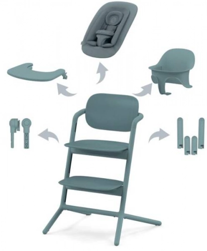 Cybex Lemo 4in1 tone Blue Стульчик для кормления