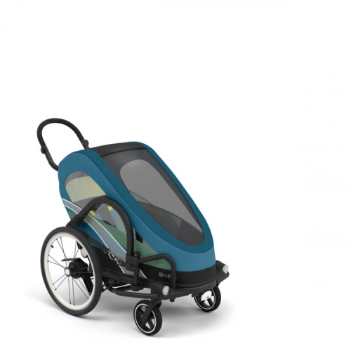 Cybex Zeno Bike Mid Turquoise Спортивная коляска для бега Лыж - Велосипедный прицеп 4in1