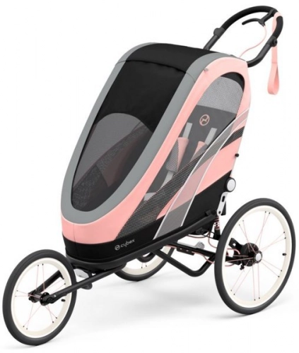 Cybex Zeno Silver Pink Pastaigu bloks