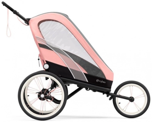 Cybex Zeno Silver Pink Pastaigu bloks