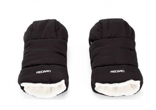 Варежки-муфта на коляску Recaro black