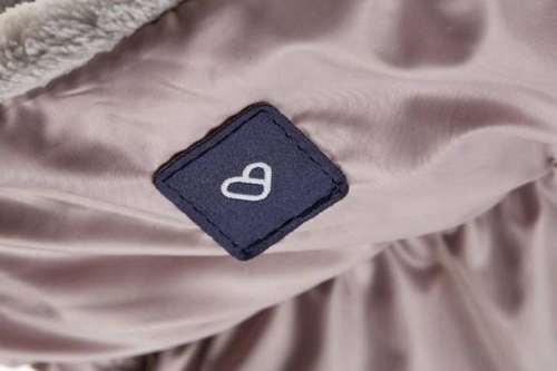 Divdaļīgie ratu cimdi Zaffiro Plush Pastel Pink