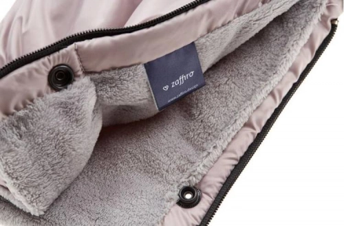 Divdaļīgie ratu cimdi Zaffiro Plush Pastel Pink