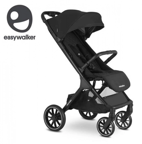 Easywalker Jackey XL Samoskładający się Wózek Spacerowy z Kołami XL Shadow Black