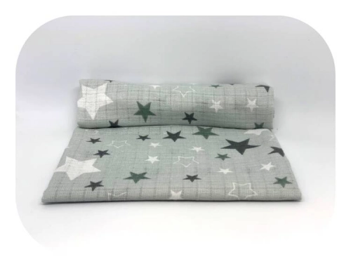 Ega Pielucha Tetrowa 70x80cm 0597 Gwiazdki na Szarym Tle