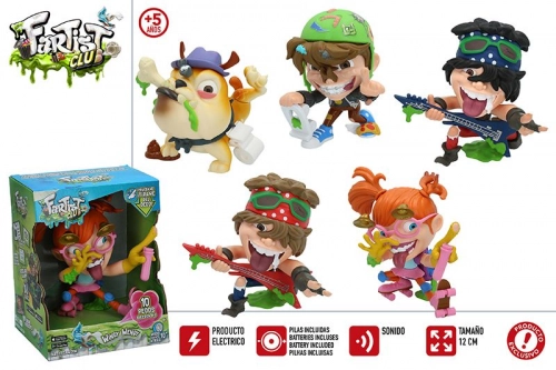 Figūra 12 cm ar 10 purkšķi skaņām Farty Flip no Fartist Club CB43937-4