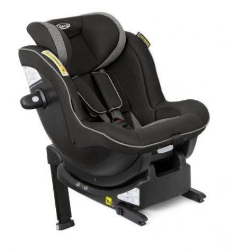 Graco Ascent Black grey Детское автокресло 0-18 кг + Isofamily base