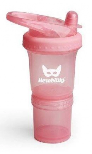 Herobility HeroSport Bidon 140ml Różowy