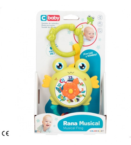 Подвесная музыкальная игрушка Часы 24 м + CB47332