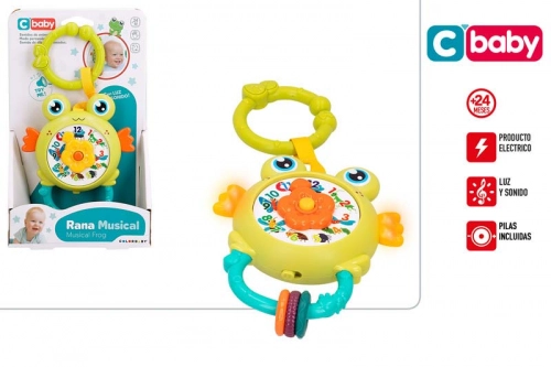 Подвесная музыкальная игрушка Часы 24 м + CB47332