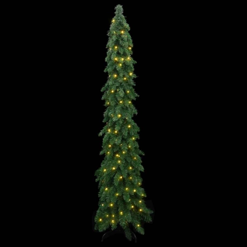 Izgaismota Mākslīgā Ziemassvētku Egle Ar 100 Led, 180 Cm Vidaxl