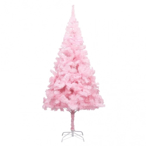 Izgaismota Mākslīgā Ziemassvētku Egle Ar Rotājumiem, 240Cm, Pvc Vidaxl