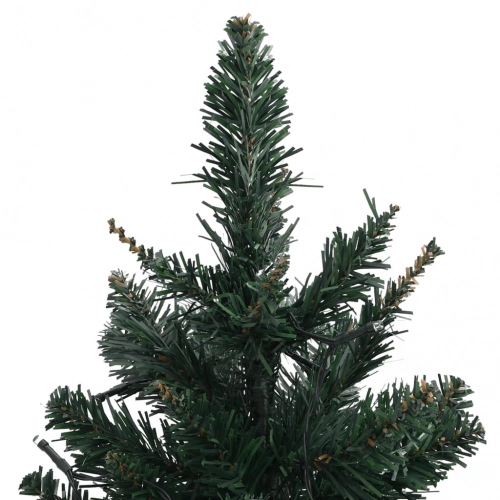 Izgaismota Mākslīgā Ziemassvētku Egle Ar Statīvu, 60 Cm, Pvc Vidaxl