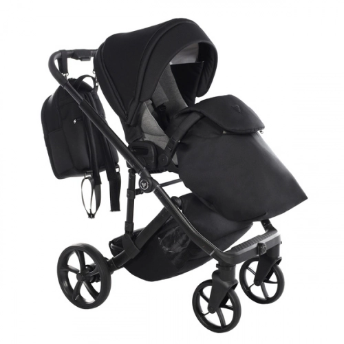 Junama Termo V3 06 Black Bērnu rati 2in1