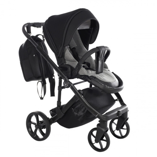 Junama Termo V3 06 Black Bērnu rati 2in1
