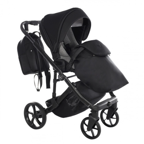 Junama Termo V3 06 Black Bērnu rati 2in1