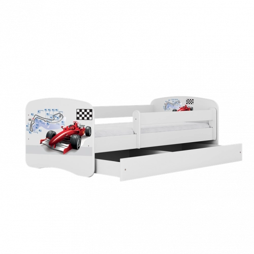 Gulta White Formula bez atvilktnes ar matraci 140x70