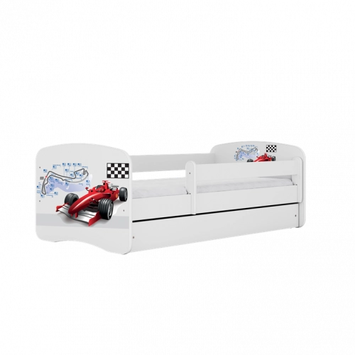 Gulta balta Formula ar kokosriekstu matraci bez atvilktnes 180x80