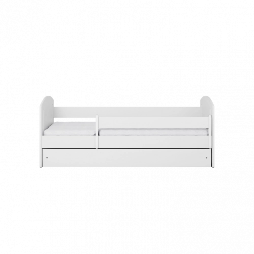 Łóżko classic 2 białe z szufladą materac 180/80