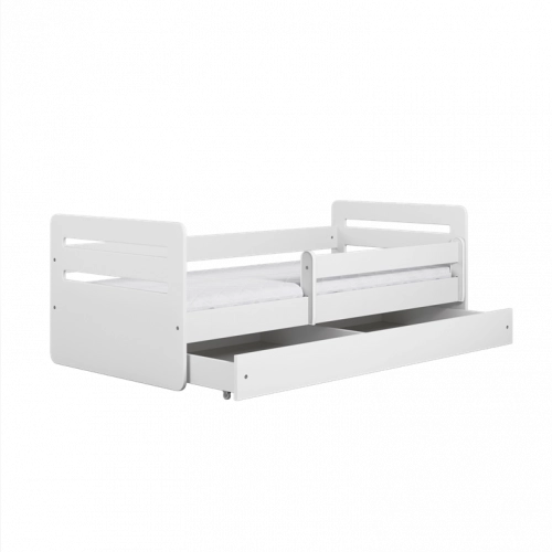 Łóżko tomi białe z szufladą materac 160/80