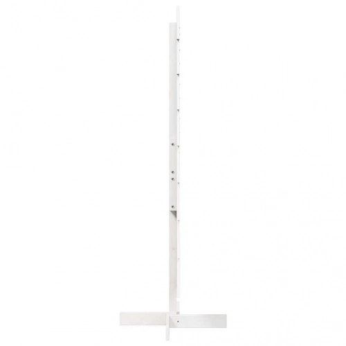Koka Ziemassvētku Eglīte, Balta, 150 Cm, Priedes Masīvkoks Vidaxl