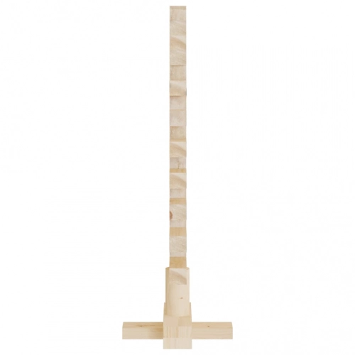 Koka Ziemassvētku Eglīte Dekorēšanai, 60 Cm, Priedes Masīvkoks Vidaxl