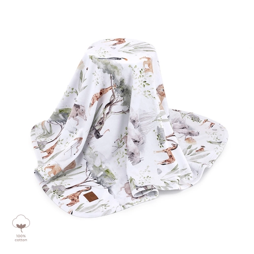 Kokvilnas pleds 120x170 cm Sawanna