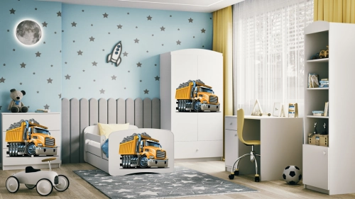 Komoda babydreams biała ciężarówka