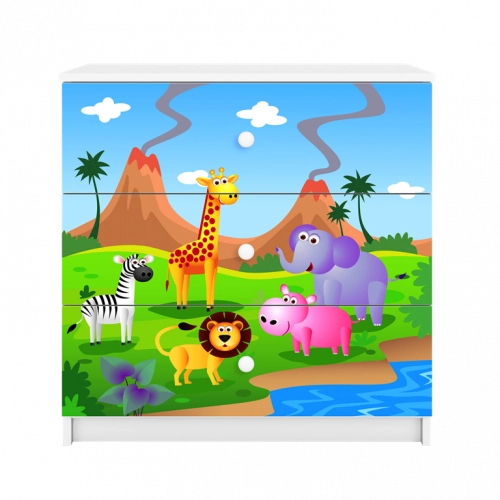 Komoda babydreams biała safari