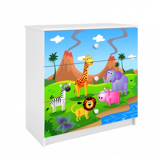 Komoda babydreams biała safari