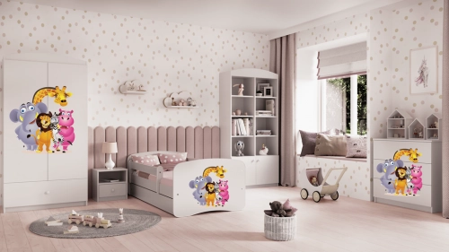 Komoda babydreams biała zoo