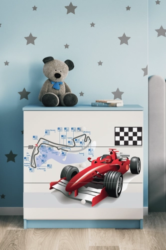 Komoda babydreams niebieska formuła