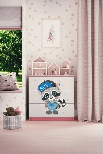 Komoda babydreams różowa szop