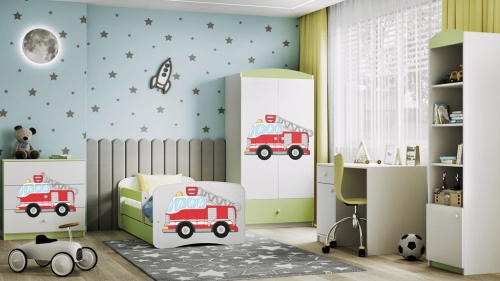 Komoda babydreams zielona straż pożarna