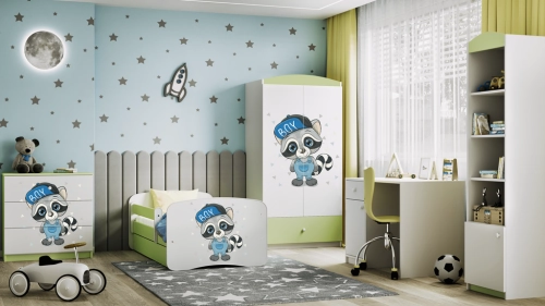 Komoda babydreams zielona szop
