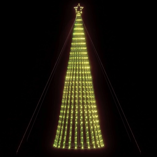 Led Ziemassvētku Eglīte 1028 Led Silti Balta 403 Cm Vidaxl