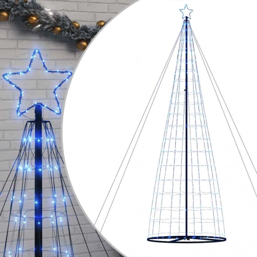 Led Ziemassvētku Eglīte 1534 Led Zila 503 Cm Vidaxl