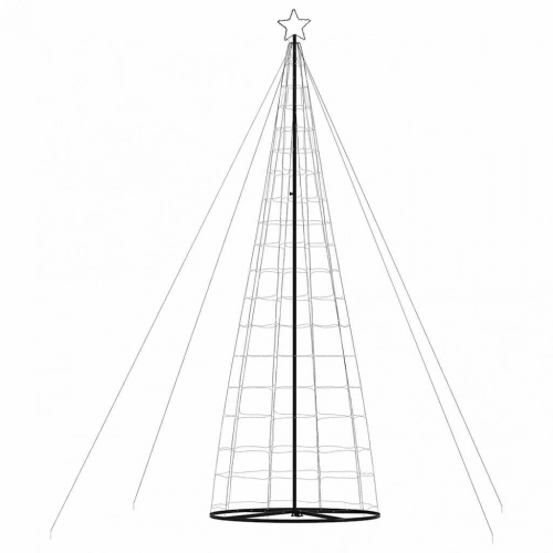 Led Ziemassvētku Eglīte 1534 Led Zila 503 Cm Vidaxl