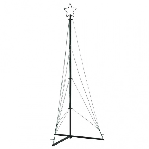 Led Ziemassvētku Eglīte 483 Led Zila 240 Cm Vidaxl