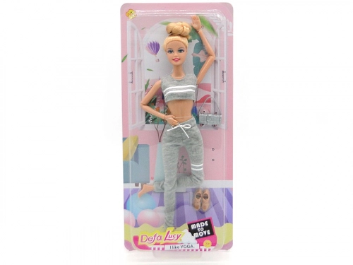 Кукла Дефа разные спортсменка I like Yoga 29 cm 517479