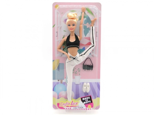 Кукла Дефа разные спортсменка I like Yoga 29 cm 517479