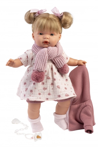 Lelle Joelle 38 cm, raud, runā, ar mānekli, mīkstais ķermenis Spānija LL38358