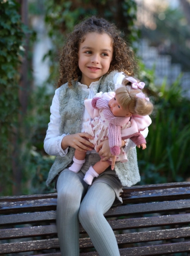 Lelle Joelle 38 cm, raud, runā, ar mānekli, mīkstais ķermenis Spānija LL38358