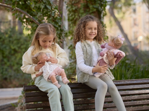 Lelle Joelle 38 cm, raud, runā, ar mānekli, mīkstais ķermenis Spānija LL38358