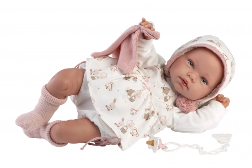 Lelle Tala 44 cm (raud, runā, ar mānekli, mīkstais ķermenis) Spānija LL84468