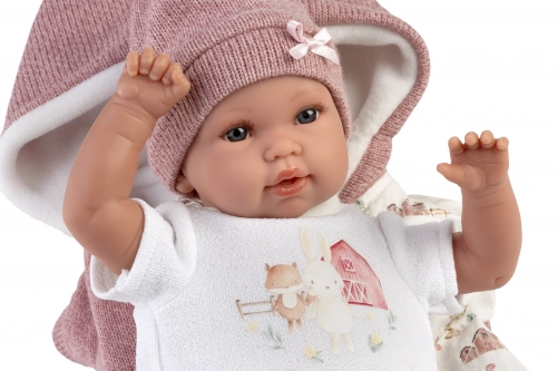 Lelle zīdainis Nacida 36 cm (ar mānekli, mīkstais ķermenis) Spānija LL63650